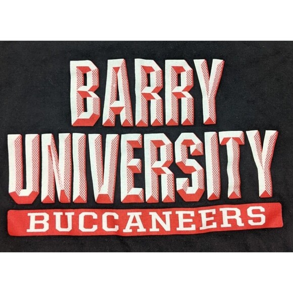 Champion Barry University Buccaneers Tee T-shirt Black Size XXL Mens - Picture 2 of 3